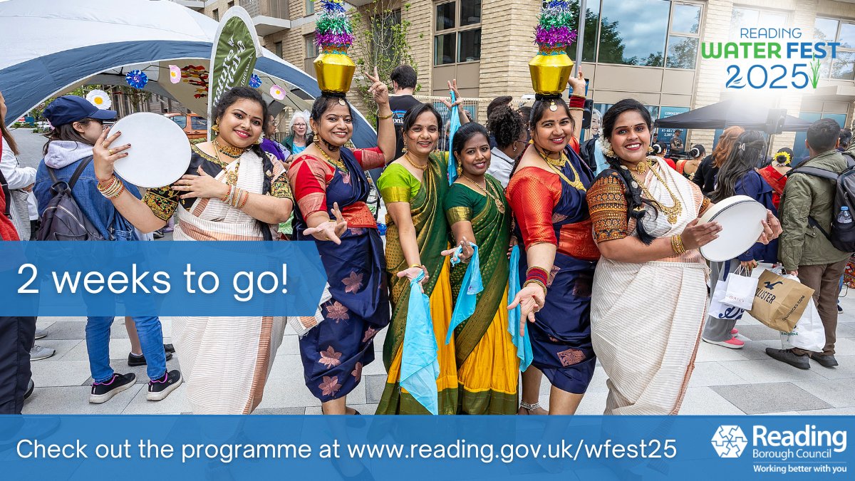 Just 2 weeks to go until #WaterFest2025!

Get ready for a fantastic day of live music, workshops, food, and sustainable fashion – all set in the stunning surroundings of Forbury Gardens, Abbey Ruins and the River Kennet.

Check out the programme ➡️ rdguk.info/v20Il