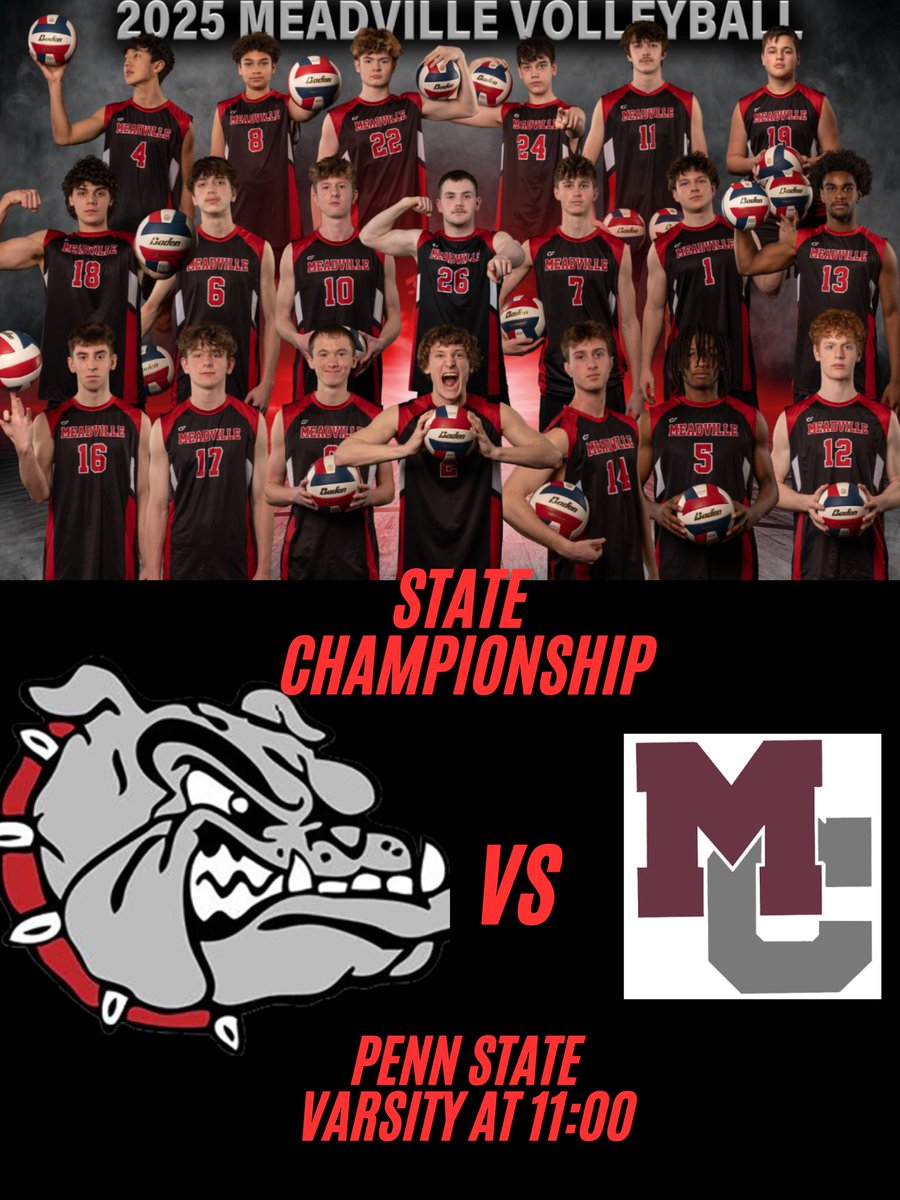 Today is the DAY!  Today at 11:00 AM the Bulldogs go for another State Championship!  Let’s go Bulldogs!!!