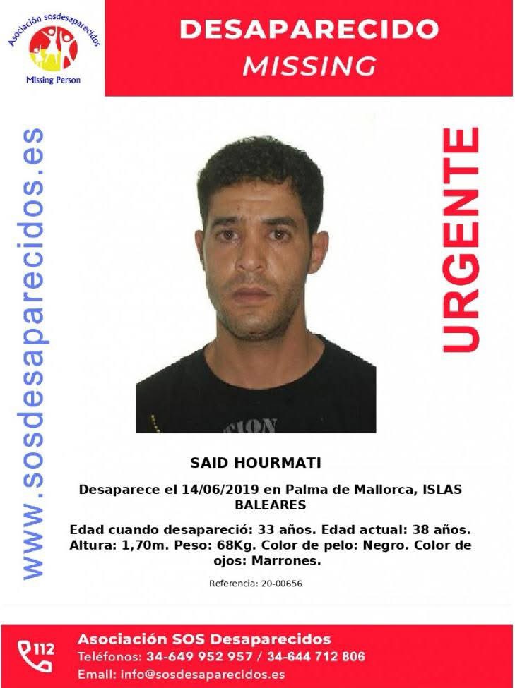 ALERTA DESAPARECIDOS (@sosdesaparecido) on Twitter photo Hoy se cumplen 6 años de la desaparición de SAID HOURMATI. #desaparecido #sosdesaparecidos #Missing
<a href="/sosdesaparecido/">ALERTA DESAPARECIDOS</a> Hoy se cumplen 6 años de la desaparición de SAID HOURMATI. #desaparecido #sosdesaparecidos #Missing
<a href="/sosdesaparecido/">ALERTA DESAPARECIDOS</a>