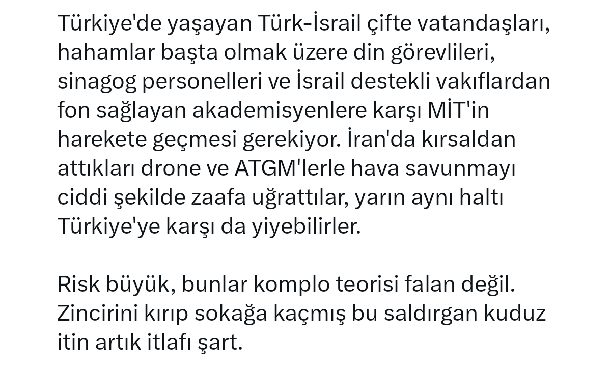 Çok doğru bir tespit. Acil tedbir şart. @UmitHocam31_ eline sağlık