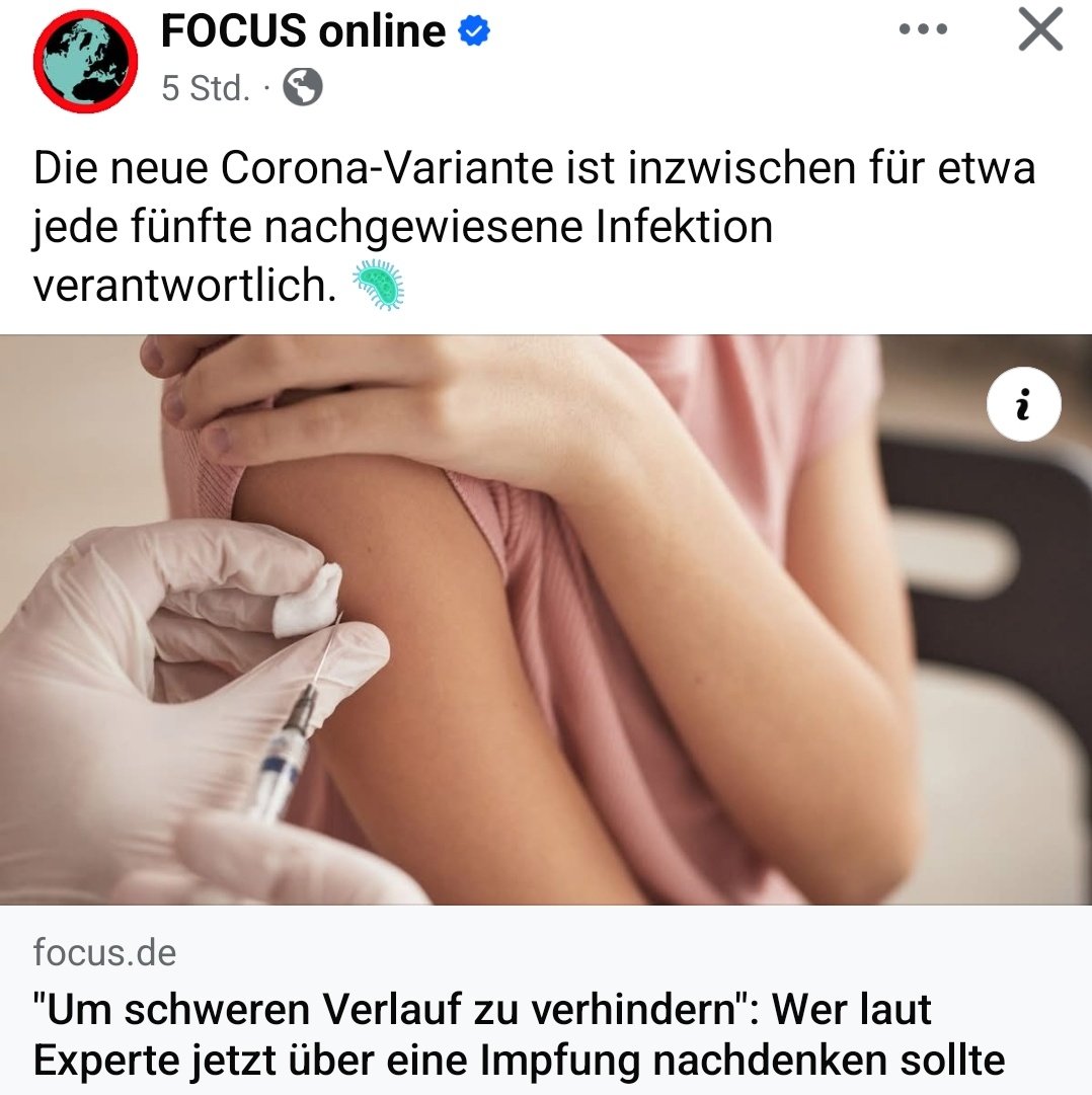 "Um schweren Verlauf zu verhindern" 🤡

14.06.2025 🤡🤡🤡