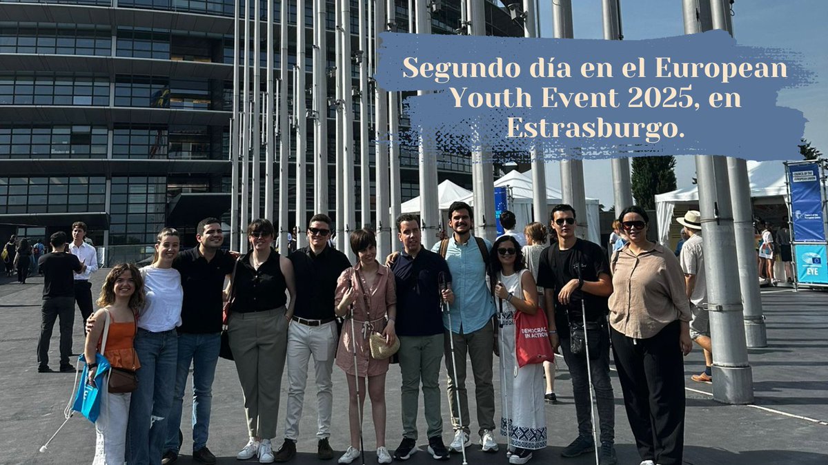Segundo día en Estrasburgo.
Seguimos en el Parlamento Europeo, participando en el European Youth Event 2025 (#EYE2025).
Un encuentro lleno de ideas, conversaciones y aprendizajes, donde jóvenes de toda Europa estamos compartiendo lo que pensamos y lo que queremos cambiar.