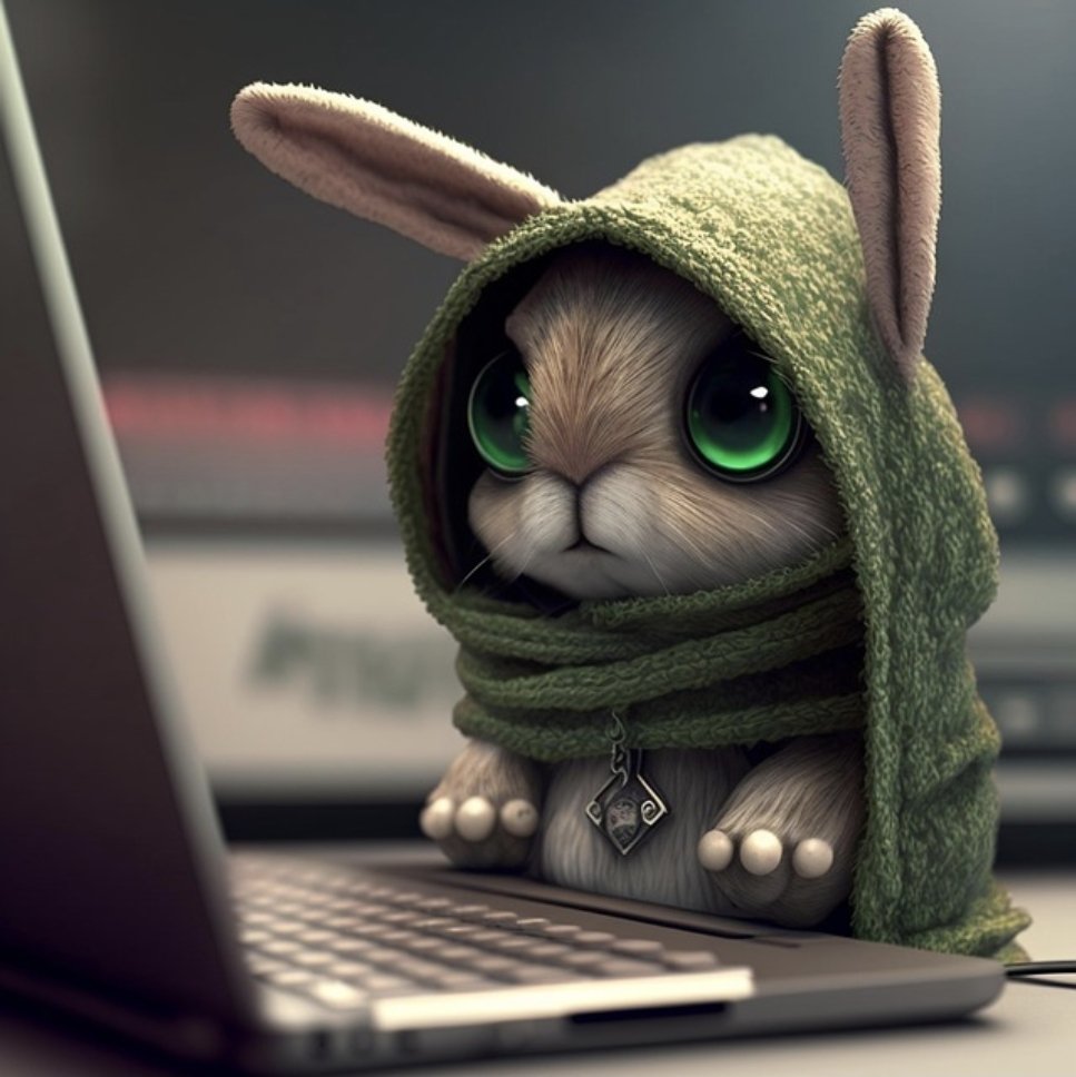 Hack3rBot's tweet image. Do not why chatgpt drew this image. On a question about youtube channels for hacking.  But cute.