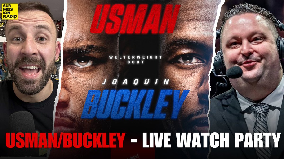 Submission Radio (@submissionradio) on Twitter photo .<a href="/JohnMorgan_MMA/">John Morgan</a> joins me to watch Usman/Buckley LIVE! Join us from the co-main at #UFCAtlanta as we react to all the action 🍻
DON’T FORGET TO HIT THAT 🔔 BELL
🎥: youtube.com/live/Hw0z3uxRH… .<a href="/JohnMorgan_MMA/">John Morgan</a> joins me to watch Usman/Buckley LIVE! Join us from the co-main at #UFCAtlanta as we react to all the action 🍻
DON’T FORGET TO HIT THAT 🔔 BELL
🎥: youtube.com/live/Hw0z3uxRH…