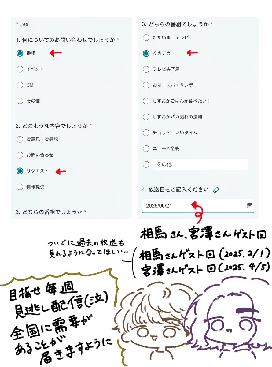 くさデカ放送されない地域の相馬さんと宮澤さんのオタクたち…ダメもとでテレビ静岡さんに需要があることをお伝えしようぜ……