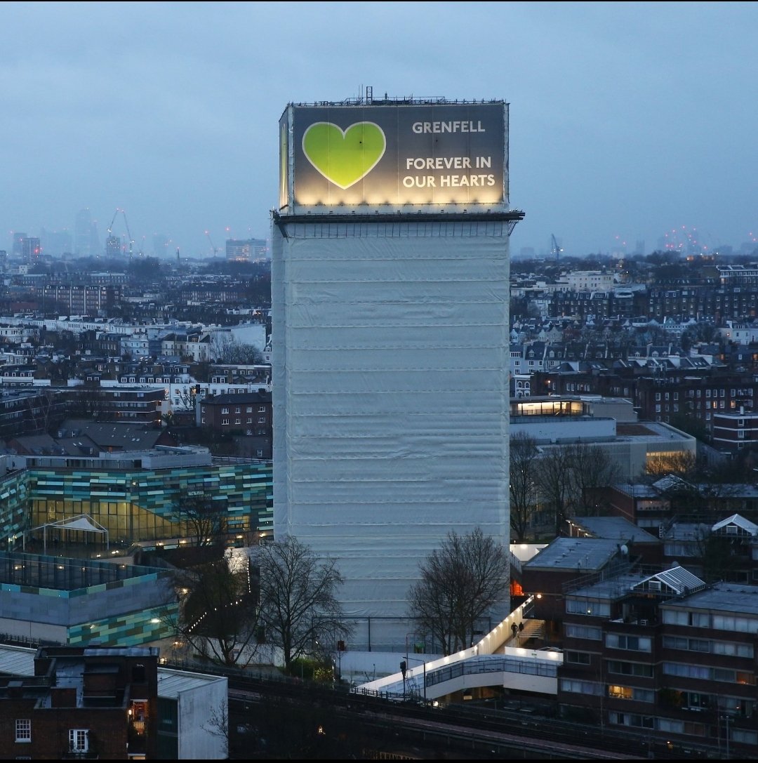 NotOurFault100's tweet image. Remembering the 72 people that lost their lives in Grenfell 8 years ago today living in a defective building. Hopefully a tragedy like this never happens again #Grenfell #Fire #firedefects #notourfault100 💚💚💚