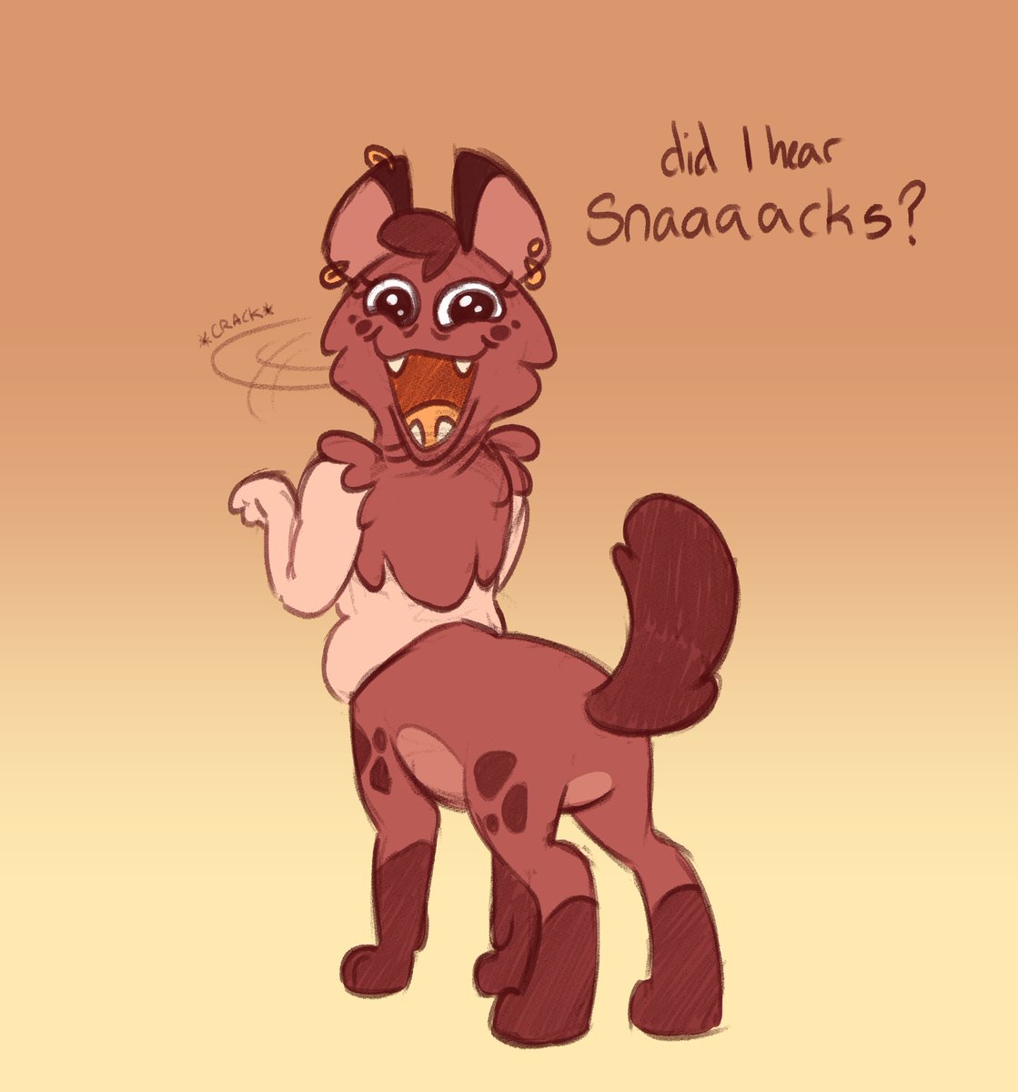 Nannah showing off some of her special abilities, 360⁰ neck rotation and 5-mile snack radar!!