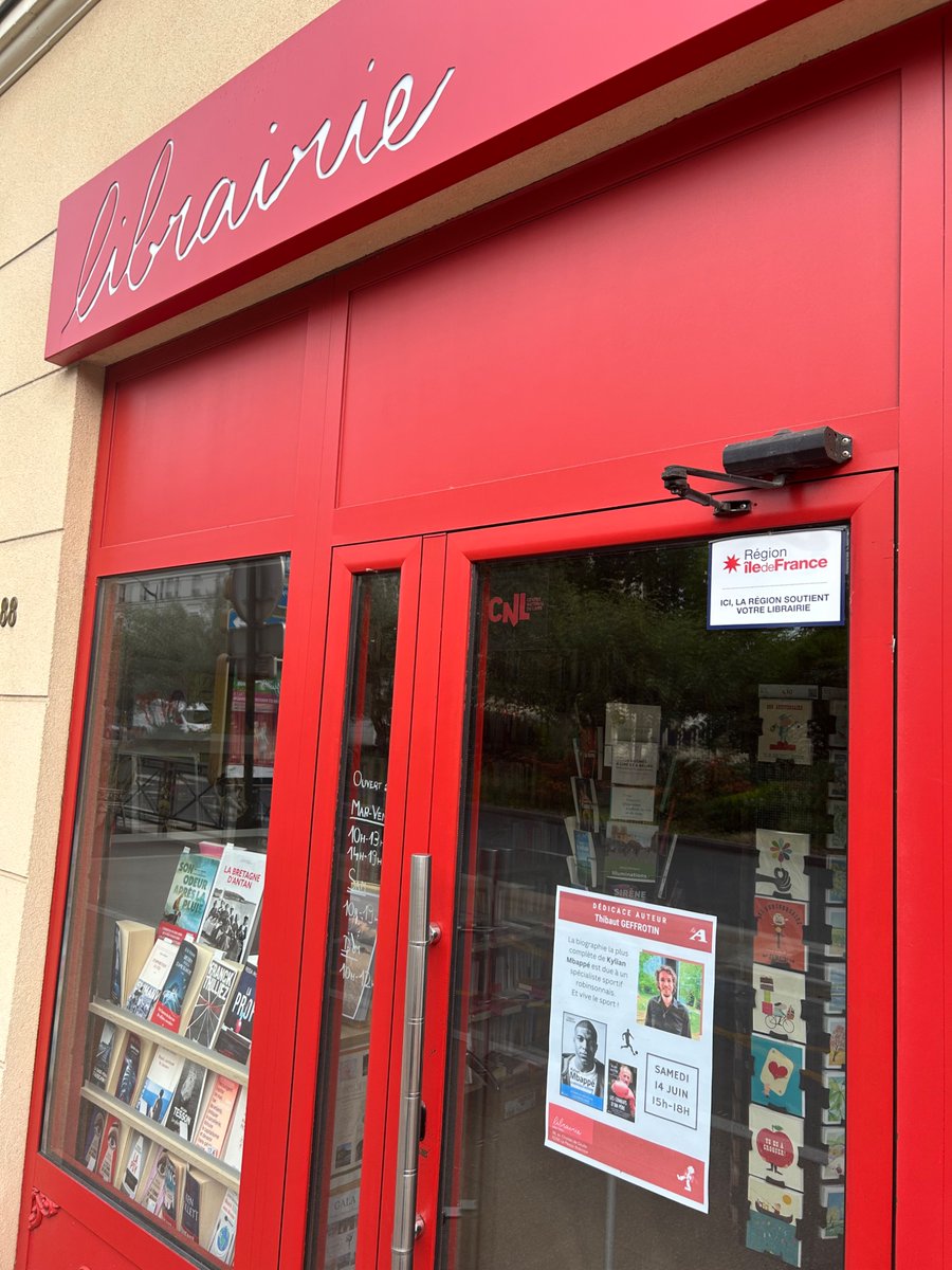 RDV à la librairie le A du Plessis-Robinson de 15H à 18H #mbappe