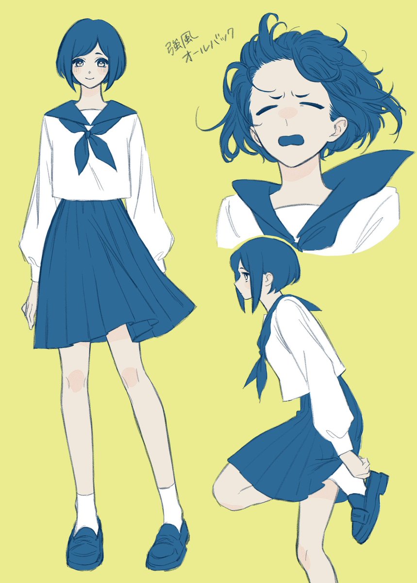 あざみーにセーラー服を着てほしいだけの落書き