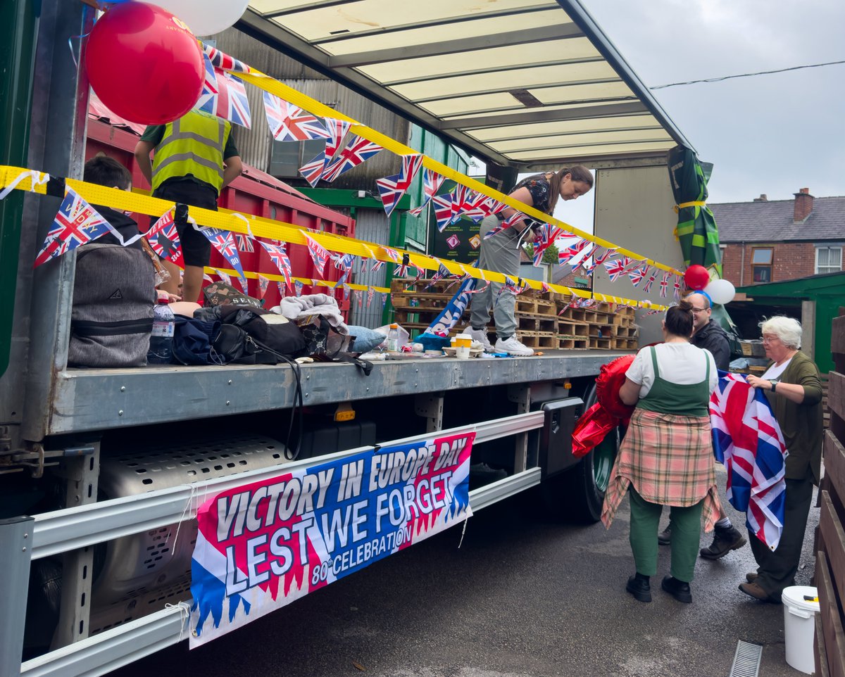 We were lucky enough to get an exclusive first look at two fantastic floats set to dazzle at today’s Leyland Festival! 🎉🎈🚛

Brought to life by Mavis Berry &amp; Helen Allen School of Dance and the St Ambrose Players.

It’s shaping up to be a magical day in Leyland! ✨
