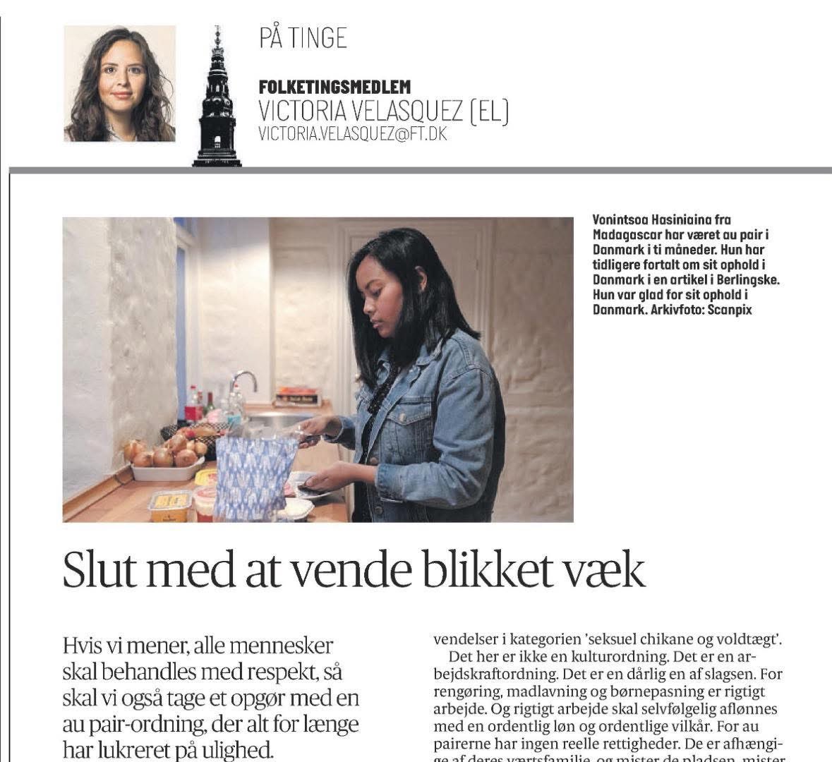 Pia Heidi Nielsen (@kostogservice) on Twitter photo Læs med her👌
Lad os nu ændre nuværende #aupair ordning fra kulturudveksling med lommepenge til en arbejdskraftordning - en familiehjælper ordning med fokus på løn og rettigheder
<a href="/VictoriaV_EL/">Victoria Velásquez</a> spot on Læs med her👌
Lad os nu ændre nuværende #aupair ordning fra kulturudveksling med lommepenge til en arbejdskraftordning - en familiehjælper ordning med fokus på løn og rettigheder
<a href="/VictoriaV_EL/">Victoria Velásquez</a> spot on