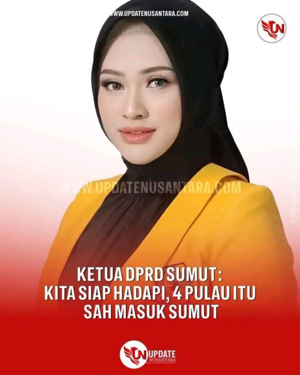Ketua DPRD Sumut, Keluarga Dinasti Politik?

Erni Ariyanti Sitorus, ketua DPRD Sumut yang ikut-ikutan mengklaim 4 pulau milik Aceh jadi milik Sumut.

Erni adl anak dari Khairuddin Syah Sitorus, Bupati Labuhan Batu Utara 2 Periode.

Khairuddin Syah ditetapkan sebagai TERSANGKA