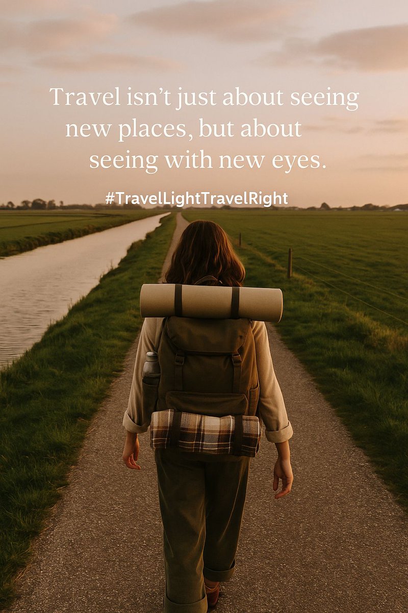 “Travel isn’t just about seeing new places, but about seeing with new eyes.” 🌍✨

Every step was a reminder: the journey matters more than the destination.

Let’s slow down, pack light, and travel with purpose.
#TravelLightTravelRight #PackPurposefully