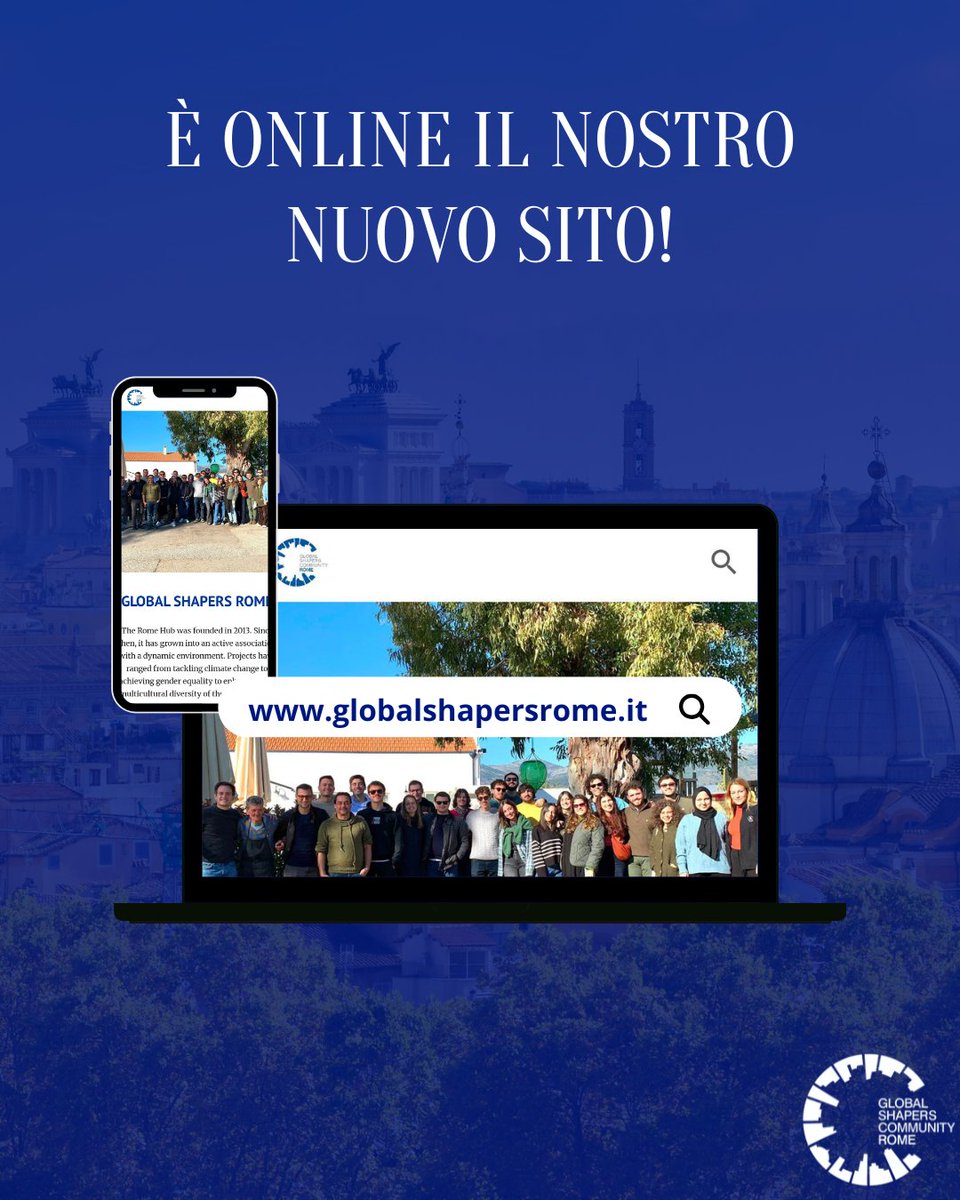 🇮🇹È online il nuovo sito dell'Hub di Roma!💙
Naviga sul nostro sito globalshapersrome.it e scopri di più sulle nostre attività🤩

🇬🇧The new website of the Hub of Rome is online!💙
Browse our site at globalshapersrome.it and find out more about our activities🤩
