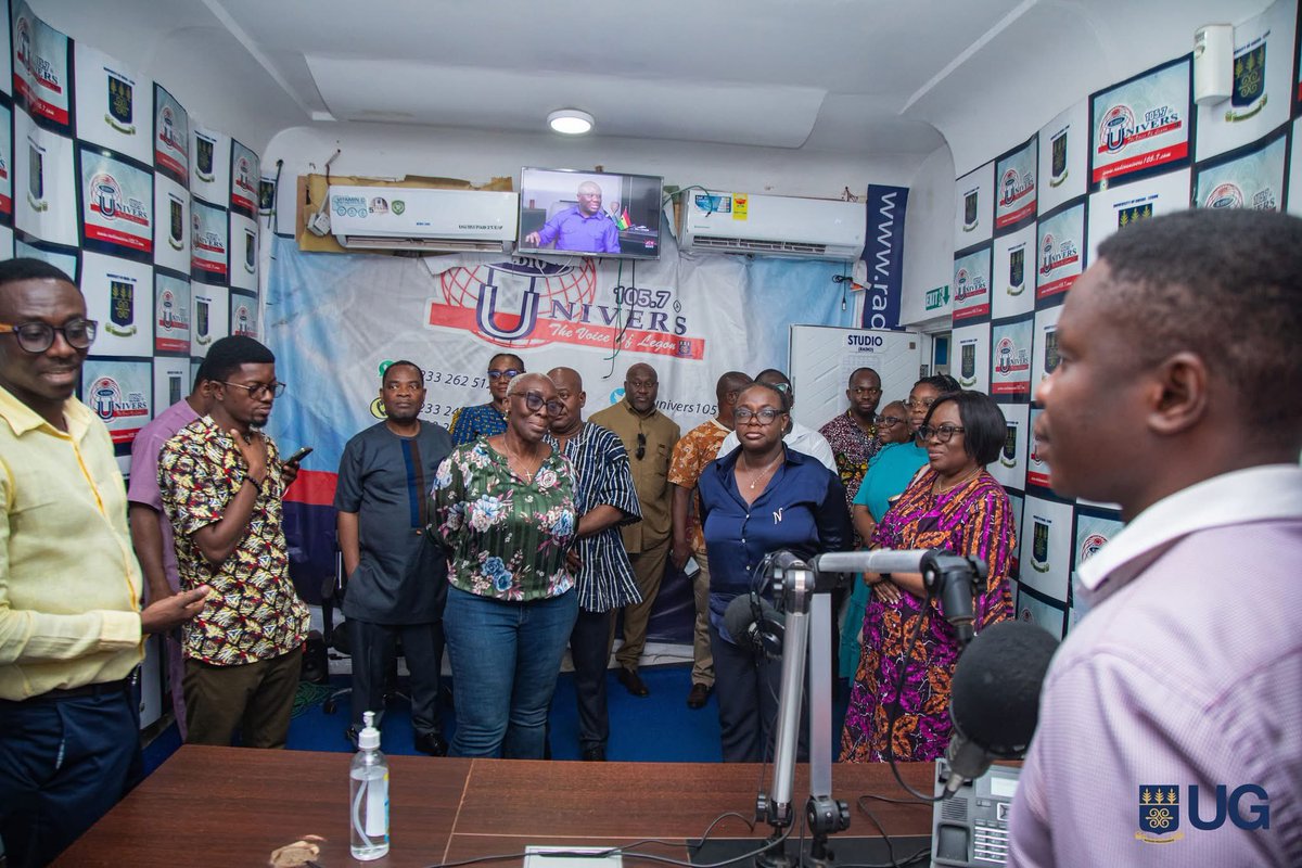This week, we had the honour of welcoming Madam Marietta Agyeiwaa Brew, Chair of the University Council, on her first official tour of the Legon campus.