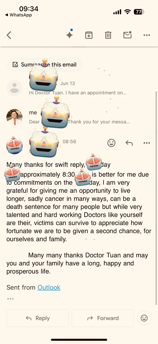 Tuan Thanh Nguyen (@tuannguyenuro) on Twitter photo Just did a robotic prostate surgery using a technique I learned from Prof. David Lee at UCI 🤖
Today the patient emailed to say thank you and booked his follow-up.
A short note — but it meant a lot 🥹
#RoboticSurgery #Urology #Gratitude #SurgeonLife Just did a robotic prostate surgery using a technique I learned from Prof. David Lee at UCI 🤖
Today the patient emailed to say thank you and booked his follow-up.
A short note — but it meant a lot 🥹
#RoboticSurgery #Urology #Gratitude #SurgeonLife