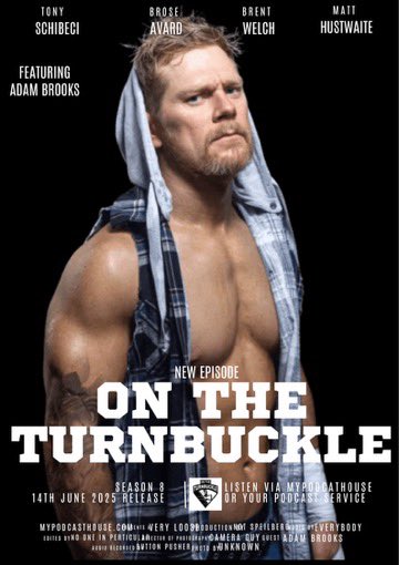 Pretty proud of this edition of <a href="/OntheTurnbuckle/">On The Turnbuckle</a>. Brooksy was really open in coming along with our line of questioning and gave really fascinating, important insights that he doesn’t usually offer up.

Thanks for the yarn, <a href="/theadambrooksy/">Adam Brooks</a>!

🎧 LISTEN - open.spotify.com/episode/7FTCrm…