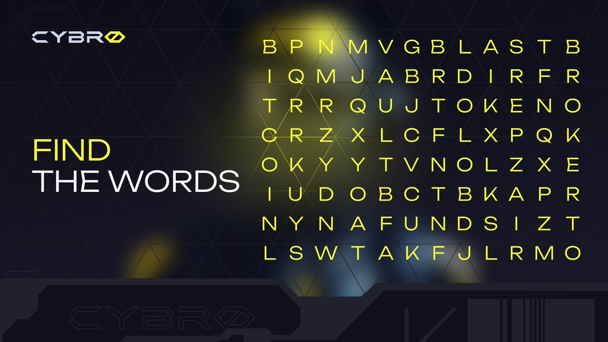 All about CYBRO

Can you find all 6 words about our platform that we hid in the picture? Write your guesses under the post! 👇