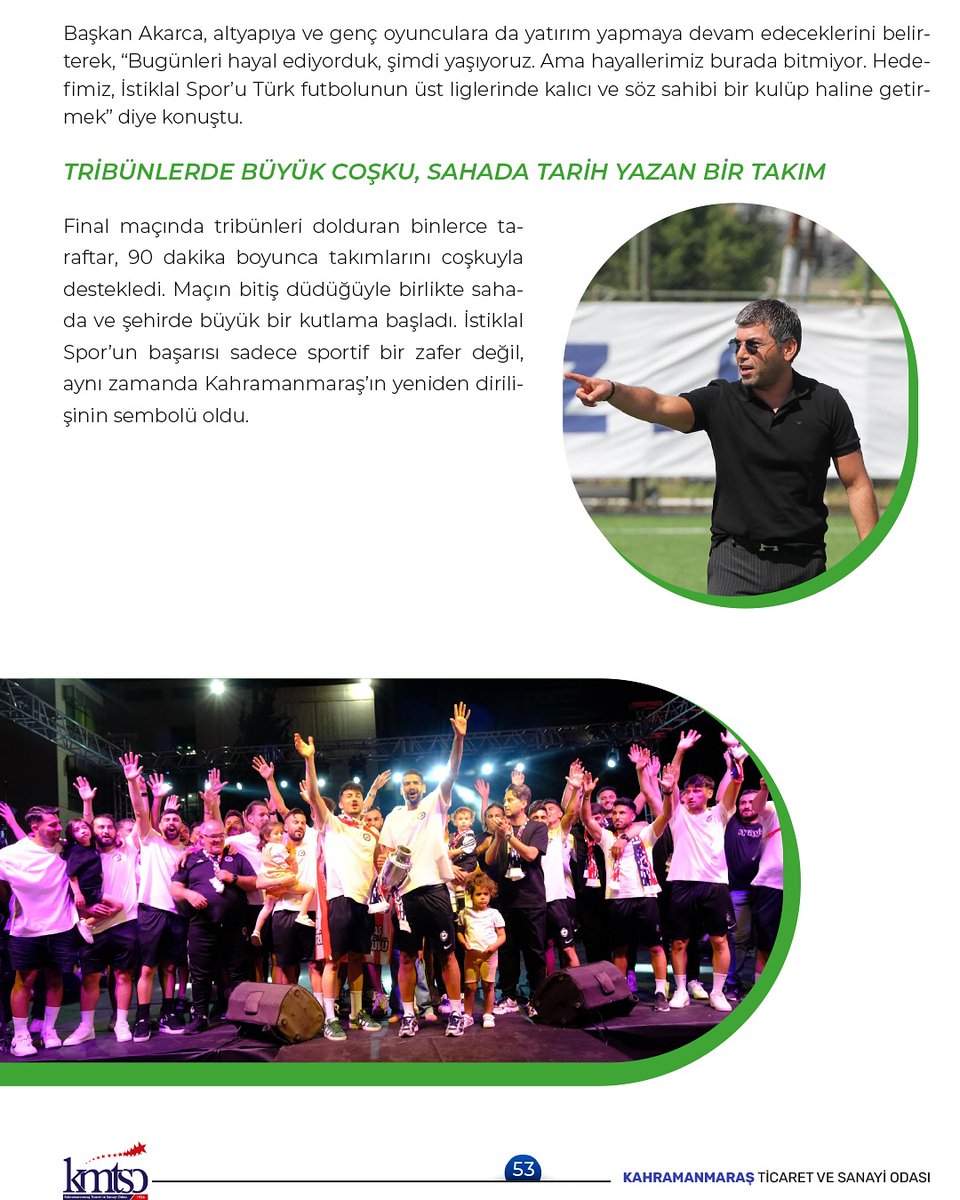 İstiklal Spor (@istiklalspor46) on Twitter photo Ticaret ve Sanayi Odamıza, bültenlerinde bizlere yer verdikleri için teşekkür ederiz.
<a href="/kmtso_tr/">Kahramanmaraş Ticaret ve Sanayi Odası - KMTSO</a> <a href="/MustafaBuluntu/">Mustafa Buluntu</a> Ticaret ve Sanayi Odamıza, bültenlerinde bizlere yer verdikleri için teşekkür ederiz.
<a href="/kmtso_tr/">Kahramanmaraş Ticaret ve Sanayi Odası - KMTSO</a> <a href="/MustafaBuluntu/">Mustafa Buluntu</a>