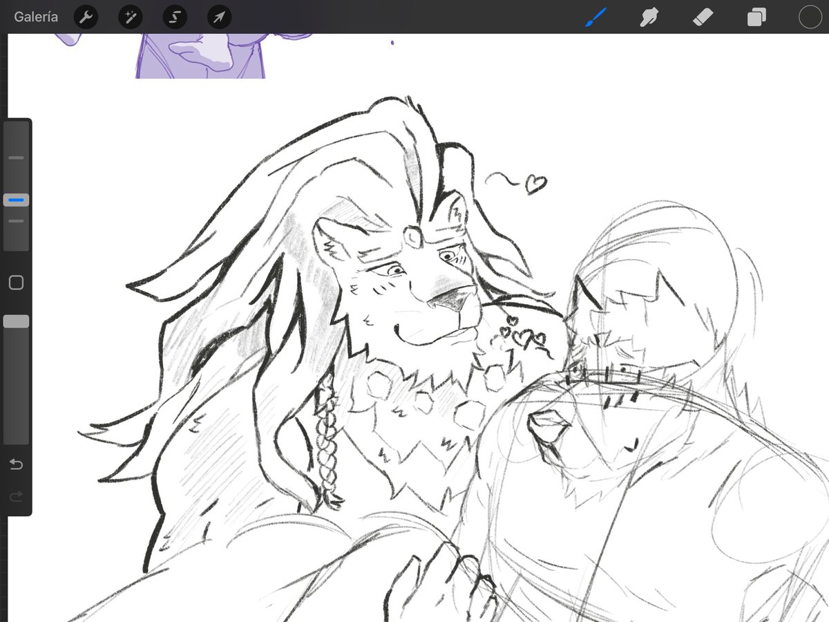 Troker18_'s tweet photo. What I draw.                             What I listen to.

#Wip #Furry #dislyte #DislyteJavid #Javid #selfinsert https://t.co/Q8AHXDM31V