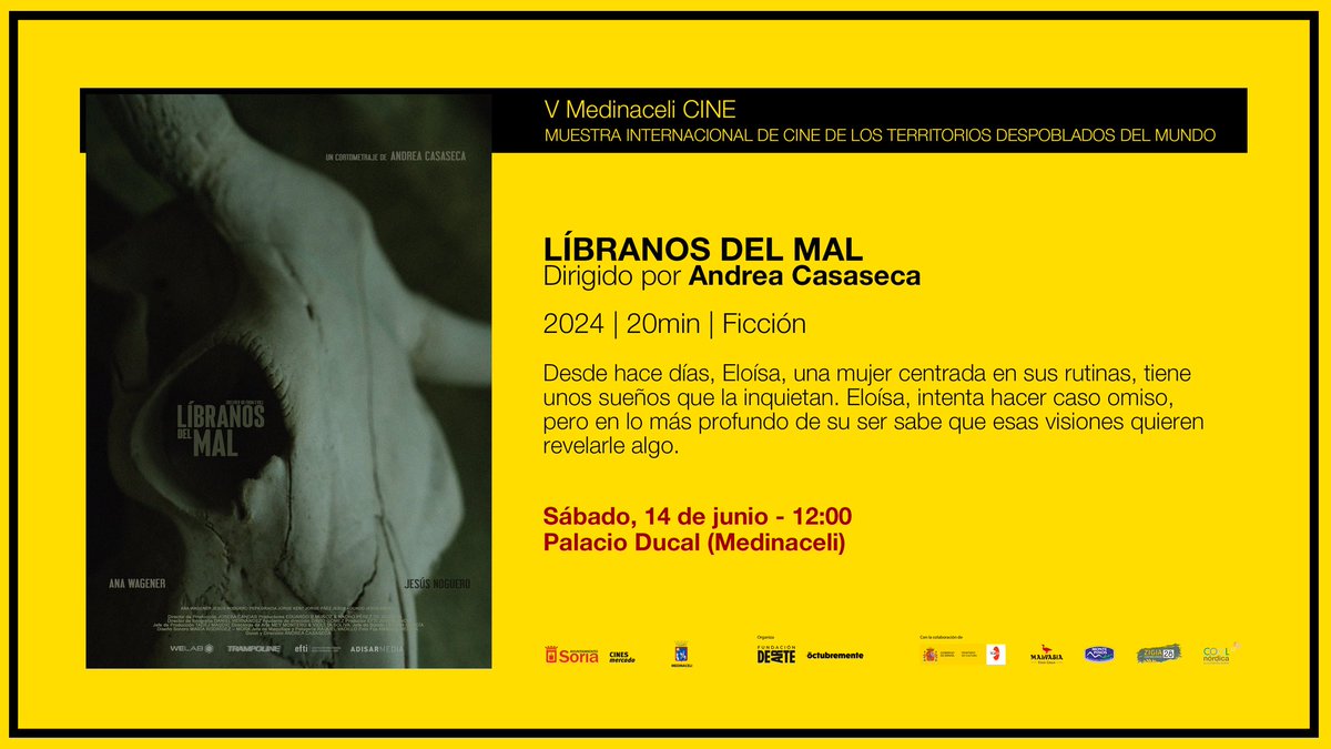 CINETDM's tweet image. HOY, sábado, proyección de cortometrajes y largometrajes⬇️