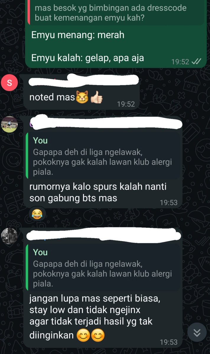 Meanwhile grup bimbingan skripsi saya:
