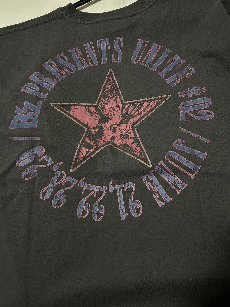 B'z UNITE #02 インクブラックTシャツ（XL） B'z UNITE #02 インクブラックTシャツ XL