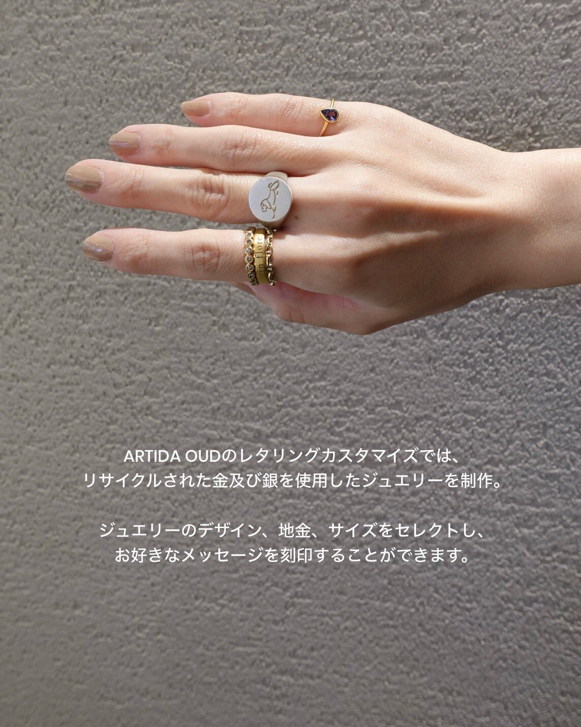 lotus] ペタル ダイヤモンド シングルピアス｜ARTIDA OUD（アル