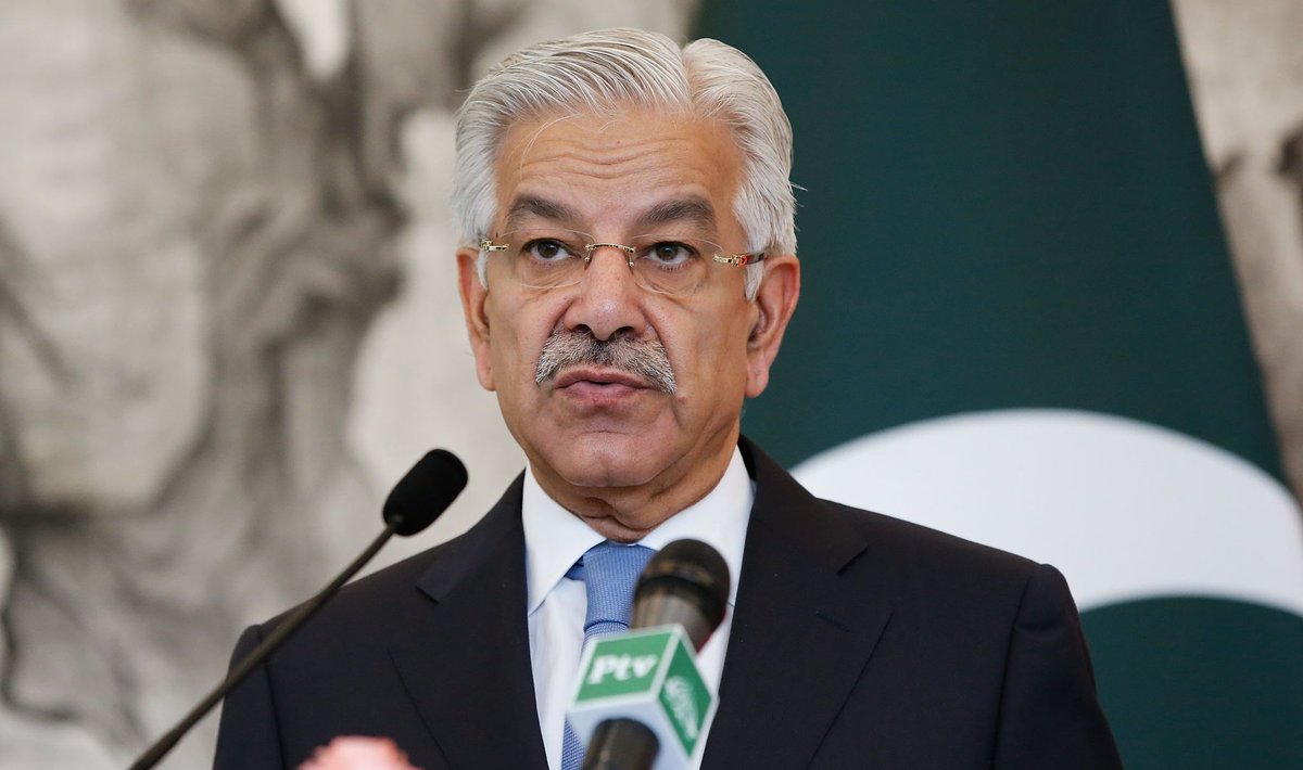 Pakistan's Defense Minister says Pakistan stands with Iran.