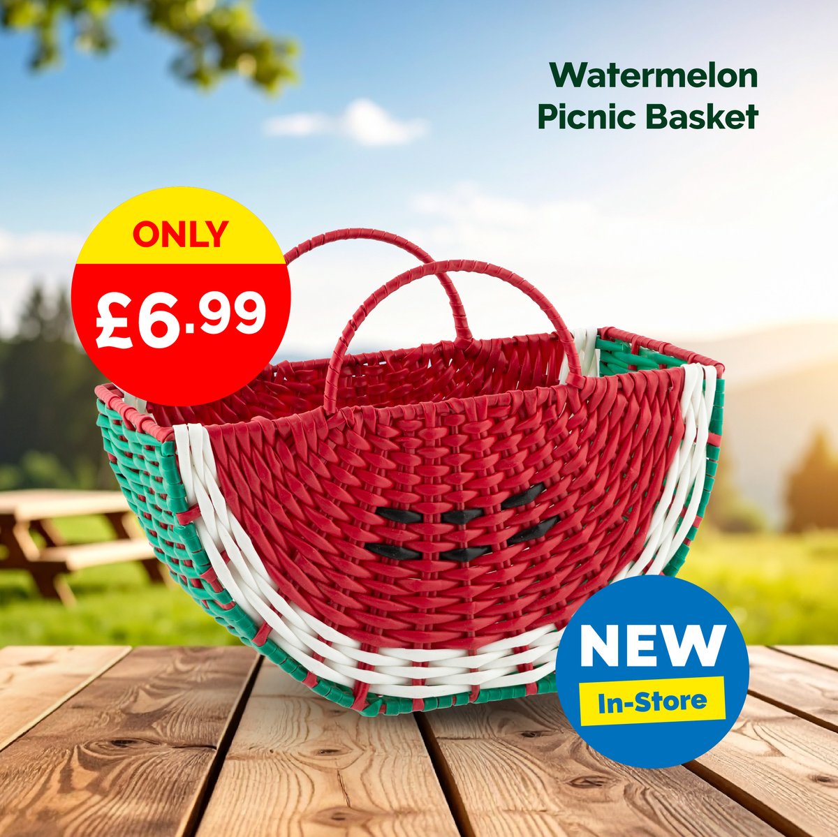 Poundstretcher1's tweet image. Planning a picnic this weekend with the family? We've got a cute range of picnic accessories in-store to take with you to the park 😍 #picnic #accessories #funinthesun #familytime