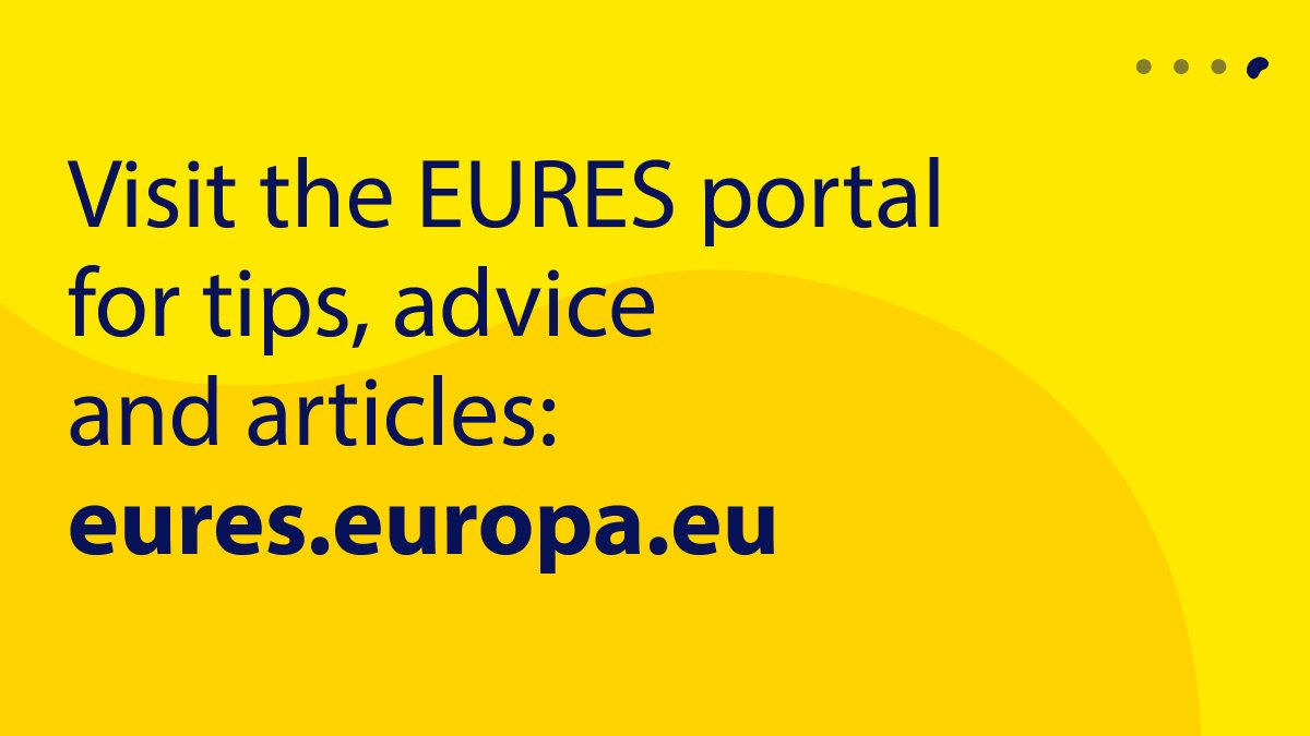 ✨ Career changes are exciting. They unlock ways for professional growth.

How to navigate new, uncharted waters?

EURES is by your side every step of the way.

Check the tips for a smooth career change on the EURES portal ⬇️ 

🔗 eures.europa.eu/things-conside… 

#EURESjobs