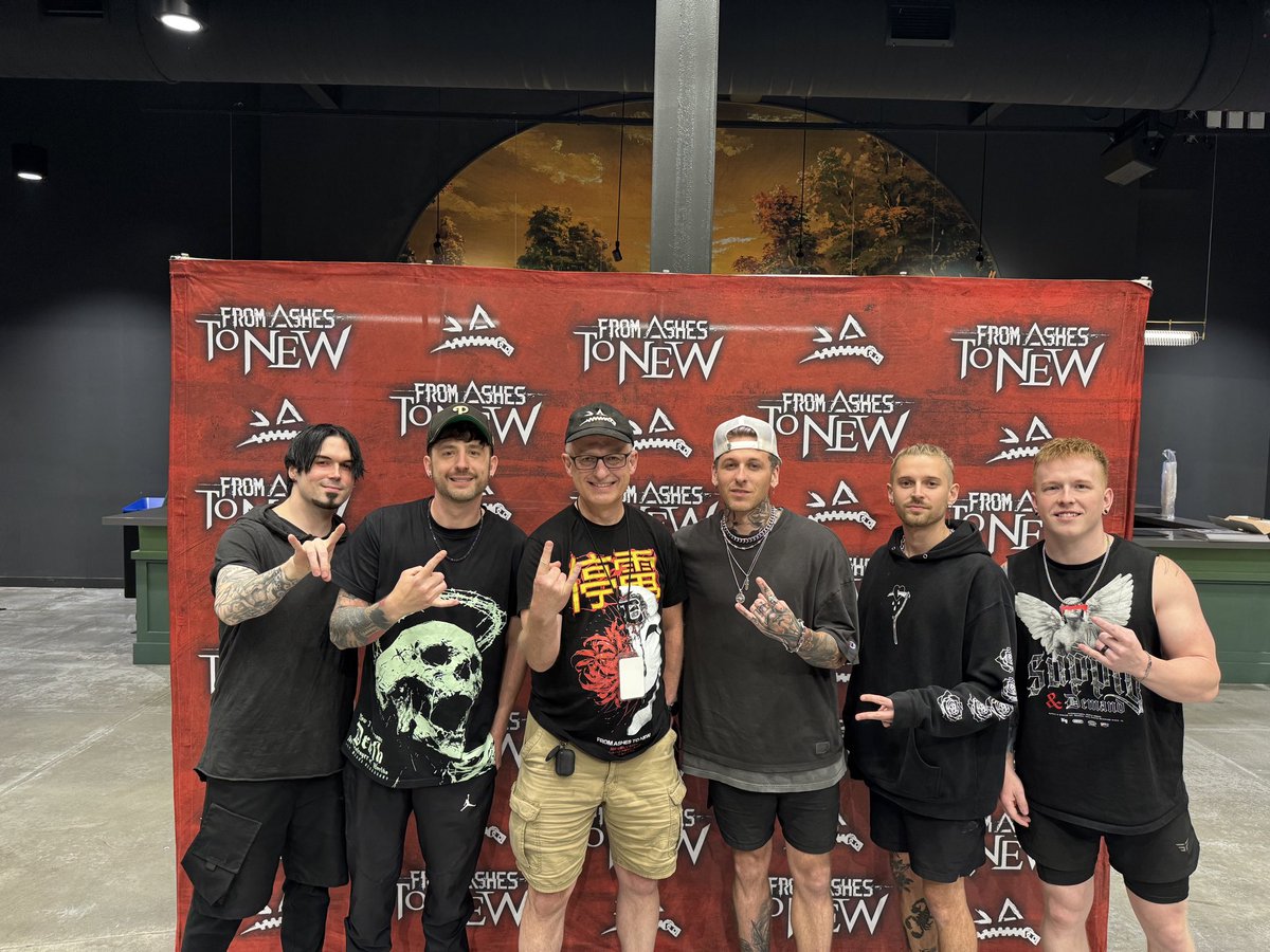 CommoMan59's tweet photo. Thanks, @FromAshestoNew , for an awesome performance in Allentown last night!  It was great seeing you all again for the 12th(?) time.  I look forward to the next time later this year, in November, in Baltimore!  Matt, your son looks exactly like you. https://t.co/FioFzVG6W6
