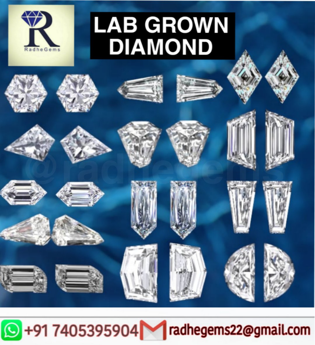 RadheGems's tweet photo. Lab grown Diamond, All shape &amp; Size &amp; color Available

#labgrowndiamond #cvddiamond #whitediamond #vsdiamond #fancydiamond #diamond #diamondring #diamondjewelry #jewelrymaking #engagementring #weddingring #trending #jck #lasvegas #newyork #japan https://t.co/dWYYYWtk64