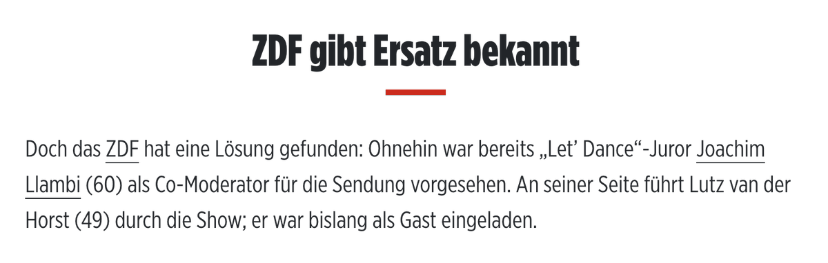 Die Lage ist durch aus zu ernst für Späße, aber irgendwie freu mich auf einen Fernsehgarten mit Joachim Llambi und Lutz van der Horst.