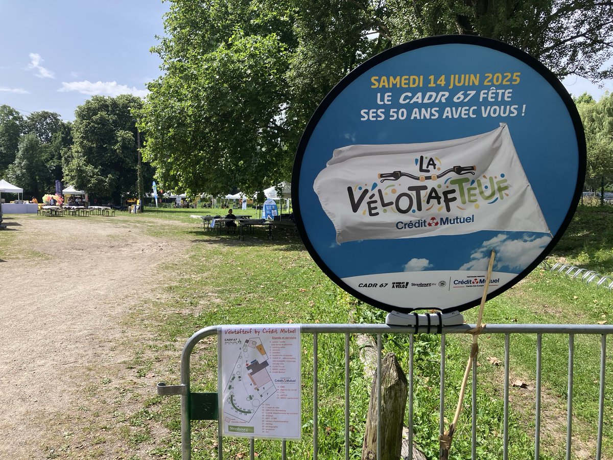 La Vélotafteuf, 50 Jahre CADR 67. Schade, dass der ADFC fehlt.