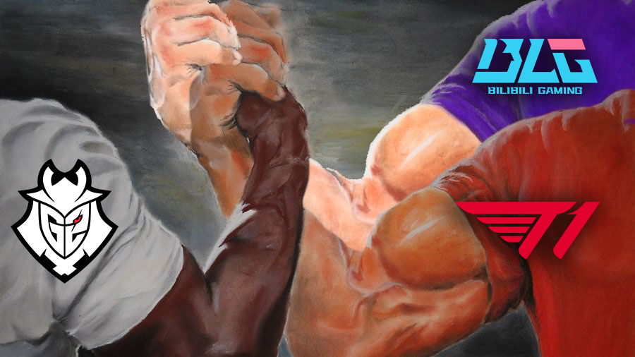 <a href="/lolesports/">LoL Esports</a> <a href="/T1LoL/">T1 LoL</a> Tomorrow the groupchat reunites
