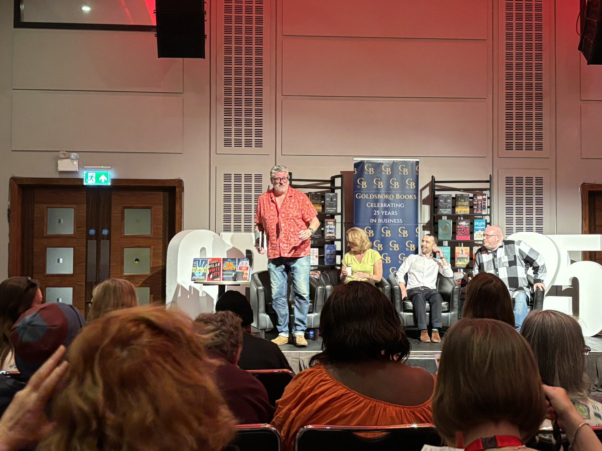 James Wills (@agentandagent) on Twitter photo Brilliant ‘serial pseudonym offender’ CB Everett chairing the second panel of the day. The other people? They’re excellent too: Jo Callaghan, Barnaby Martin & Dominic Nolan
#TheOtherPeople <a href="/CapitalCrime2/">Capital_Crime</a> Brilliant ‘serial pseudonym offender’ CB Everett chairing the second panel of the day. The other people? They’re excellent too: Jo Callaghan, Barnaby Martin & Dominic Nolan
#TheOtherPeople <a href="/CapitalCrime2/">Capital_Crime</a>