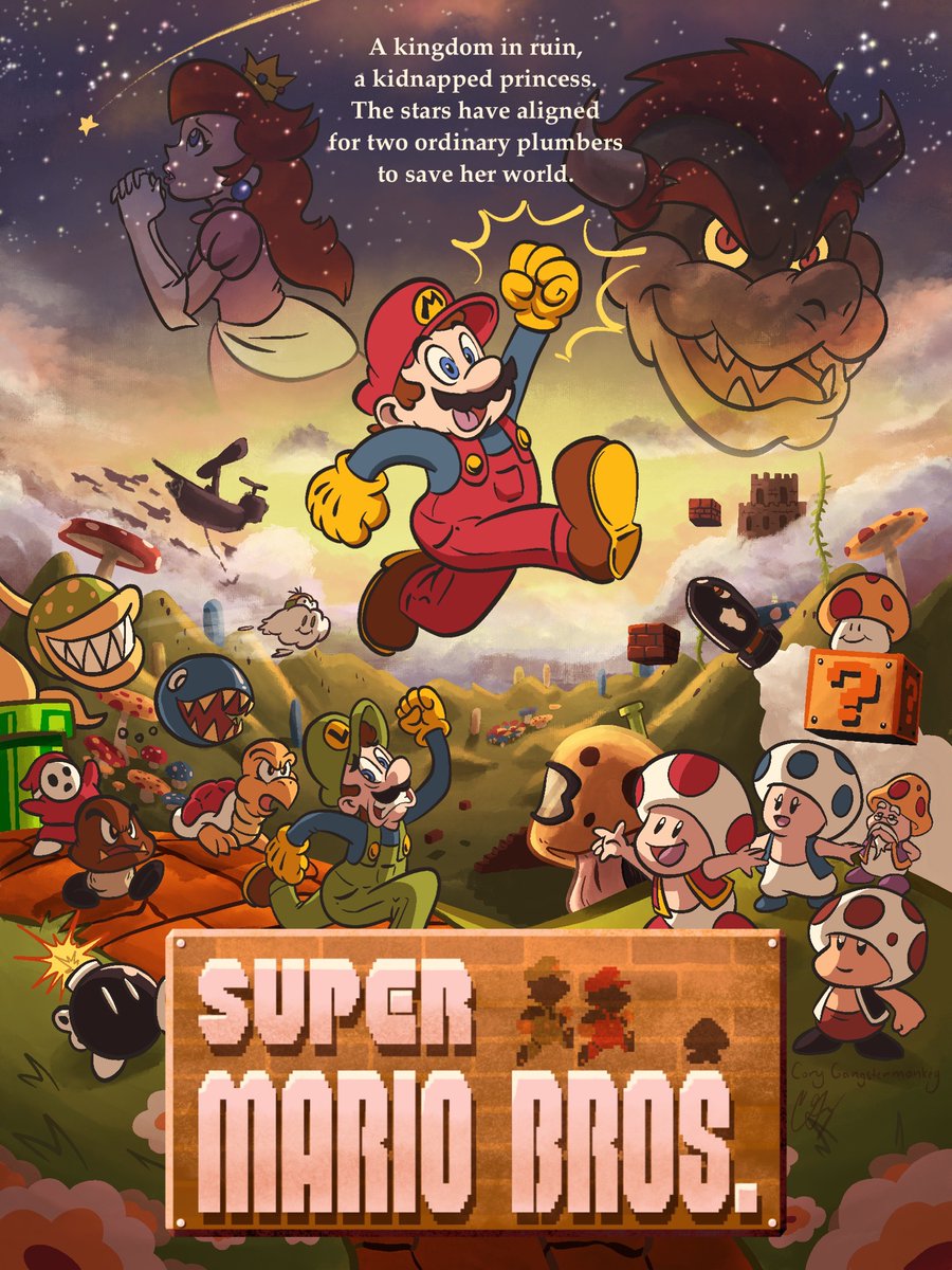 Cory Gangstermonkey (@g_cory) on Twitter photo “Your Adventure Starts Now!”
Official Poster of my Mario Bros 80s AU (and official logo reveal!)
Mario and Luigi sprites made by <a href="/GonzArtCortez/">🟤 GonzArt Cortez ⚫</a> “Your Adventure Starts Now!”
Official Poster of my Mario Bros 80s AU (and official logo reveal!)
Mario and Luigi sprites made by <a href="/GonzArtCortez/">🟤 GonzArt Cortez ⚫</a>