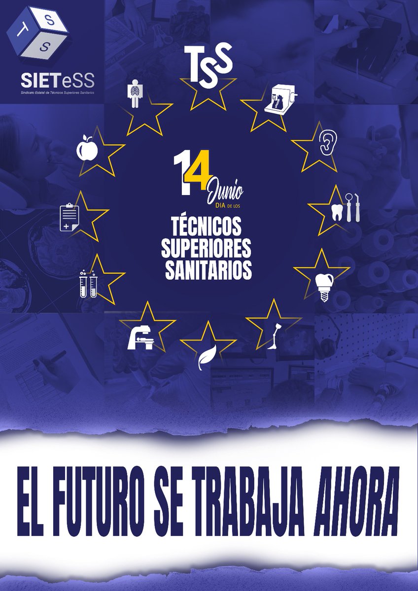 SietessTecnicos's tweet photo. 📆 14 de junio, Día de los Técnicos Superiores Sanitarios
📌Profesionales invisibles, pero imprescindibles
✊ El futuro se trabaja AHORA… y merece RECONOCIMIENTO
❗Feliz día ❗
Info y cartel 👉🏻https://t.co/AYIXXbtfFa
#DíaTSS #TSSUnidos #VisibilidadTSS #14Junio #SIETeSS https://t.co/fp7e5uC12T