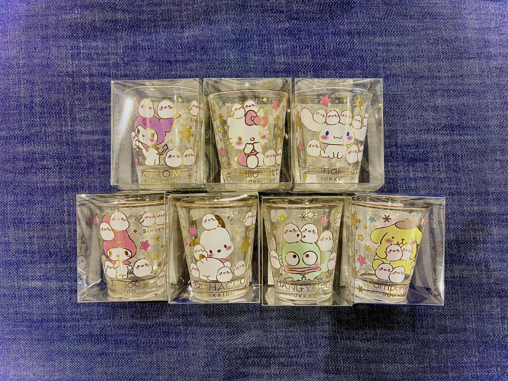 ハローキティ 北海道限定 ジャガイモ キーホルダー 根付け ショットグラス