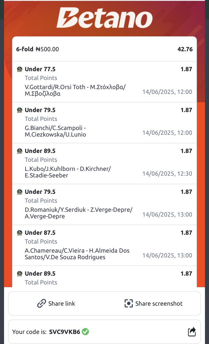 DavsmartMEDIA_1's tweet image. Starting by 12pm
Play fast 
#Code1 - QQHQBV33 = 11k odds 
#Code2 - SVC9VKB6 = 42 odds 
#Cose3 - WADUWKNB = 140 odds
๐๐๐๐๐๐ฅ๐ฅ๐ฅ๐ฅ๐ฅ