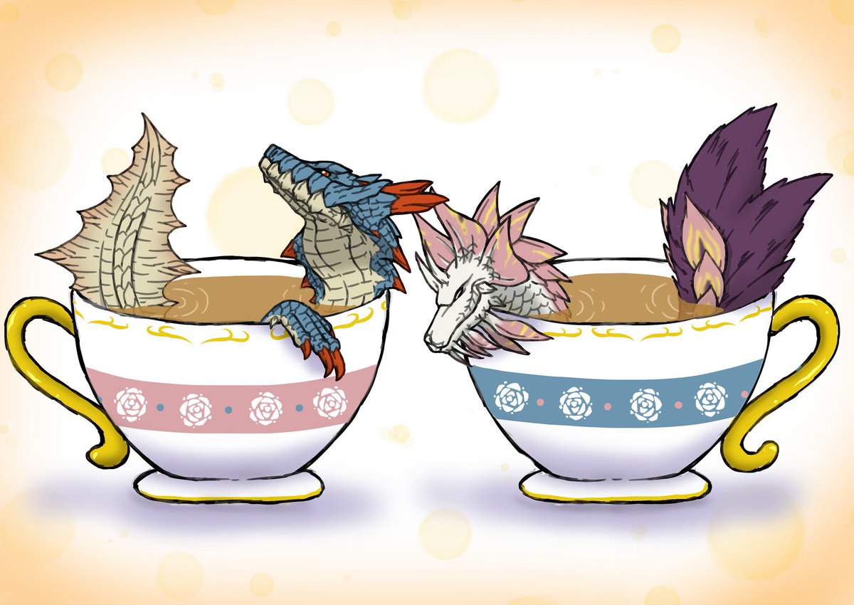 昨日の落書き
素敵なひとときはいかが☺️🫖