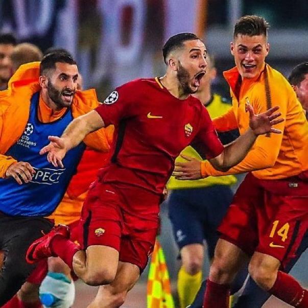 🎤🤯 Peter Drury: "Roma have risen from their ruins! Manolas, the Greek God in Rome! The unthinkable unfolds before our eyes. This was not meant to happen, this could not happen... this is happening!" 👑  Happy birthday, Kostas Manolas! Incredible Champions League moment. 🇬🇷