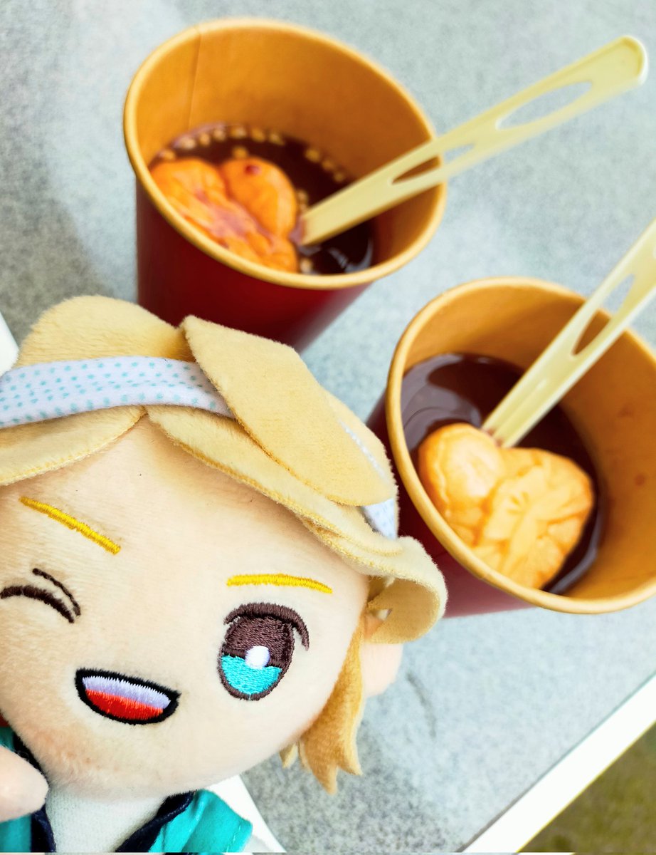 hina_1111_you's tweet photo. ランチにオムライスと
　　八王子ナポリタン🍝
食後のデザートはおしるこ✨
　とっーても美味しかったです☺
お土産に可愛いメロンパンもGET🐼
#八王子魂 https://t.co/7ZhpylKfnR