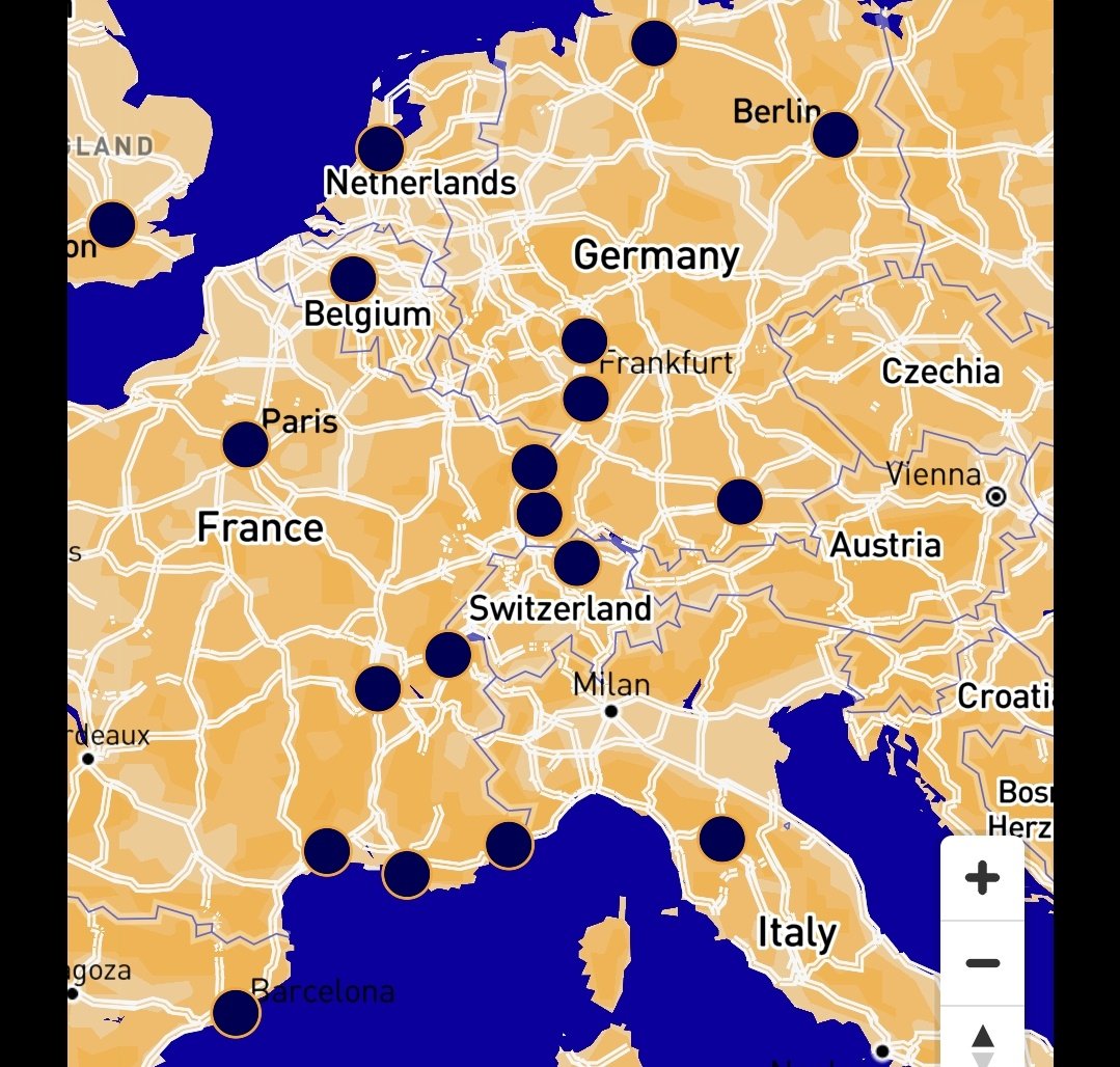 AHaschi's tweet image. Say what you want about Joe Biden but the europeans never felt the need to protest against him 
 nokings.org/#map