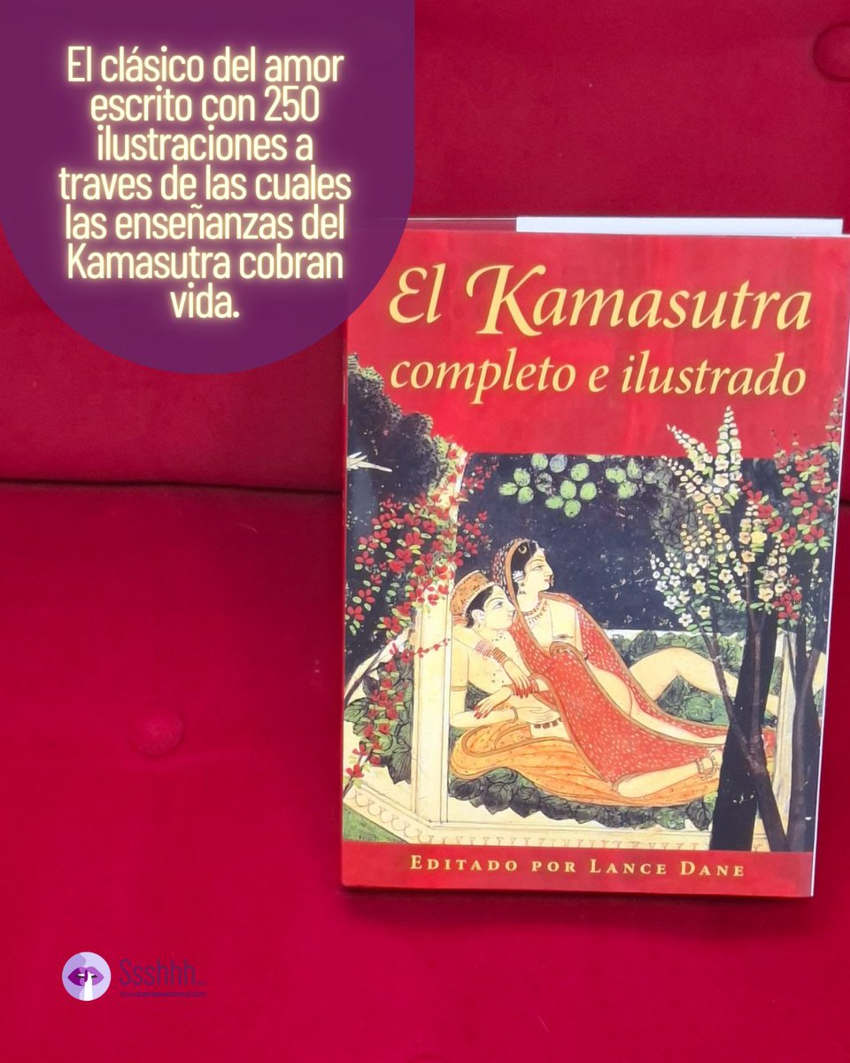 tujugueteria's tweet photo. Este libro es un MUST ... El clásico libro hindú sobre el amor y el placer se acompaña de 250 ilustraciones tomadas de manuscritos, juguetes, joyas, pinturas, telas, etc.
#ssshhhtujugueteriaerotica https://t.co/CzsWgENbVD