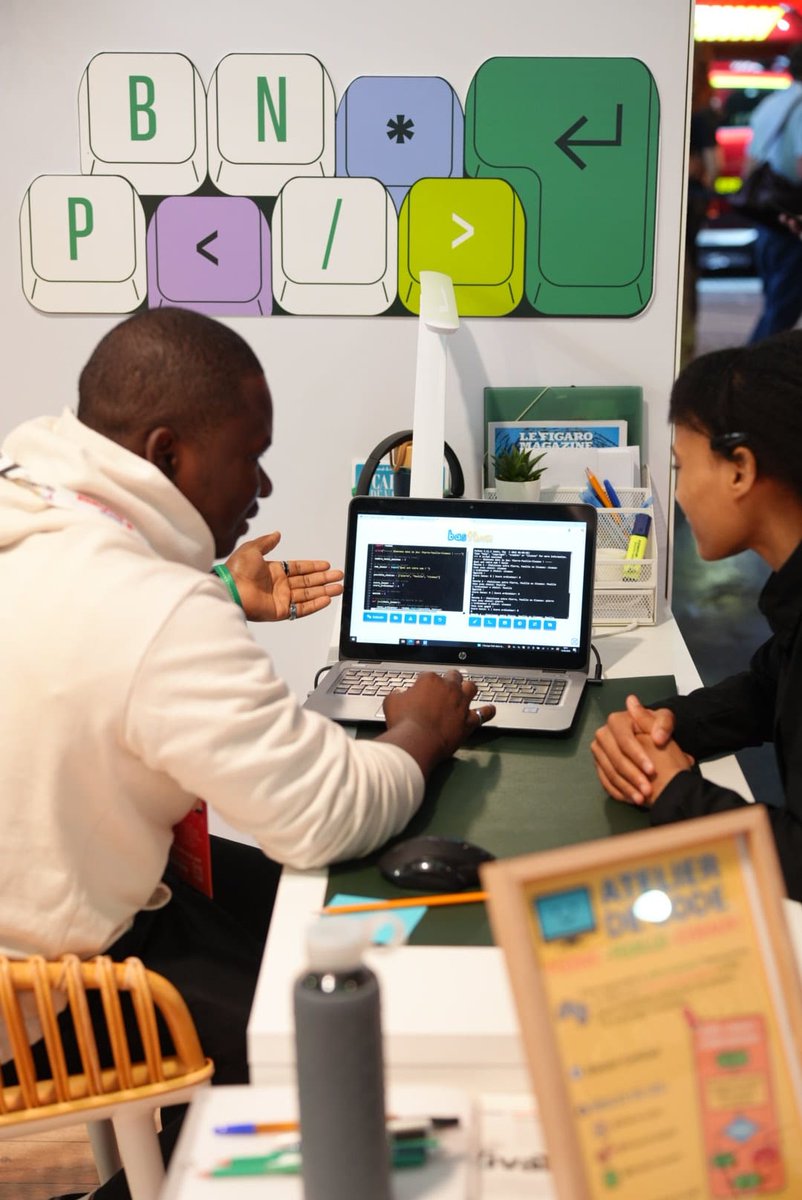 BNPParibas's tweet image. #BNPPInnovationNest 🚀 A #VivaTech, BNP Paribas ouvre le coding à tous 💻

Rejoignez les étudiants B-school by BNP Paribas, pour des ateliers d’initiation. Le code n’aura plus de secrets pour vous 🧑‍💻

@VivaTech