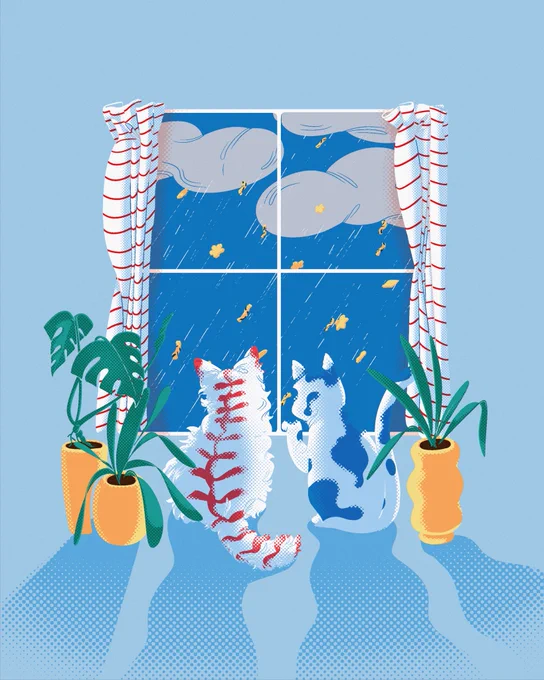 【WORK】 HOHOEMI ×トーキョー煎餅 株式会社 BAKEさんの運営する米菓ブランド「トーキョー煎餅」 6月のイラストを描かせていただきました。