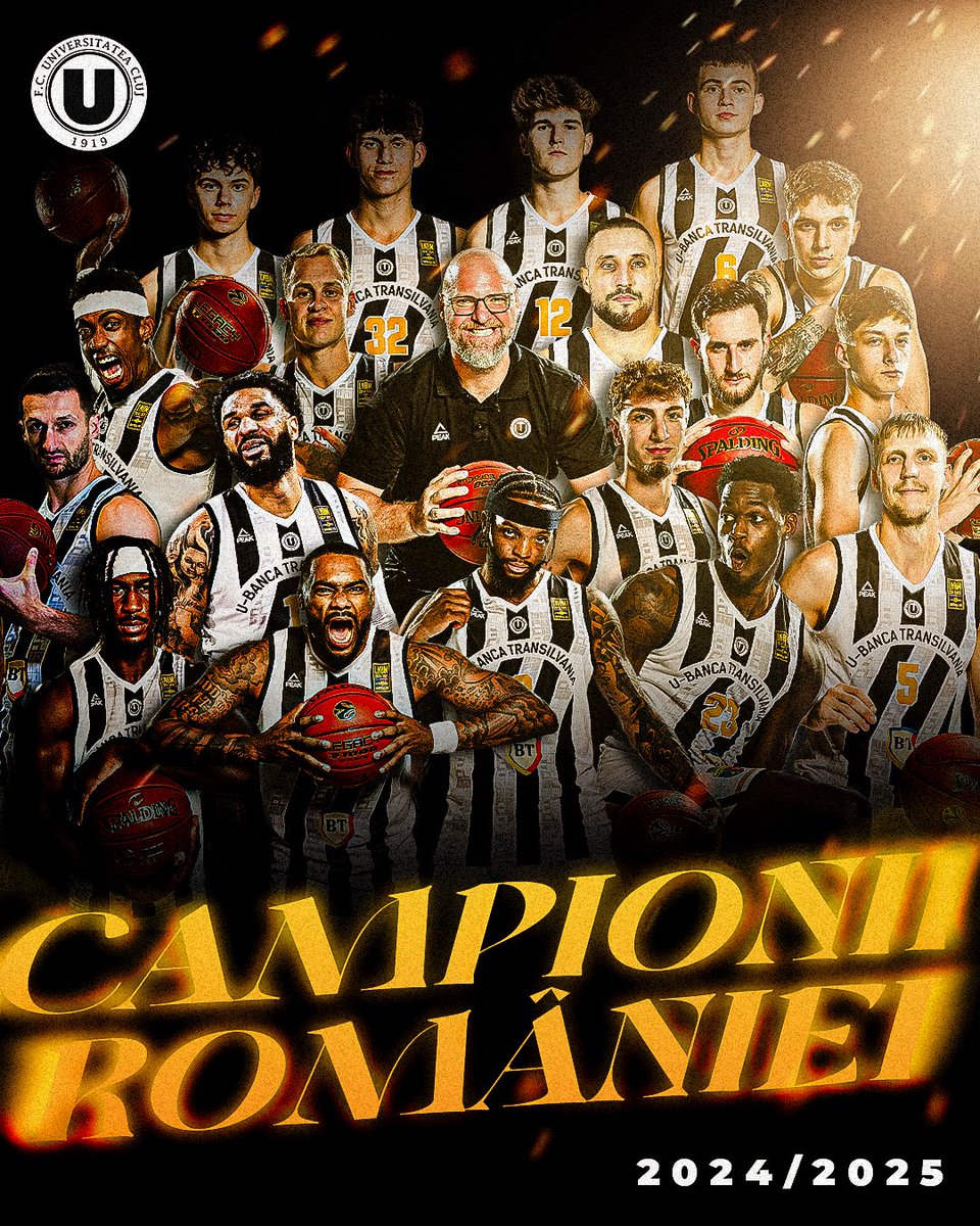 UBTCluj's tweet image. CAMPIONII ROMÂNIEI 🇷🇴