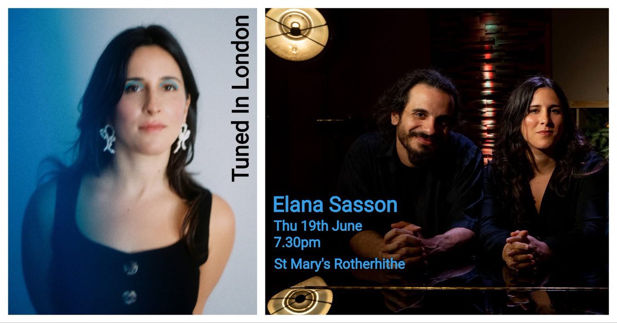 Our next gig is this THU 19th JUNE. Persian/Kurdish singer &amp; #saz player #ElanaSasson’s new album #InBetween is receiving some stellar reviews and performing alongside bassist Manos Stratis, this is a performance not to be missed. bit.ly/TunedInLDN